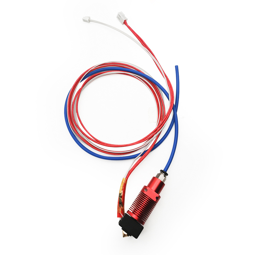 Hotend 0.4Mm - ヒーターブロック0.4mmノズル,3Dプリンター部品,黒いシリコンスリーブ,CR-10SプロV2,mk8