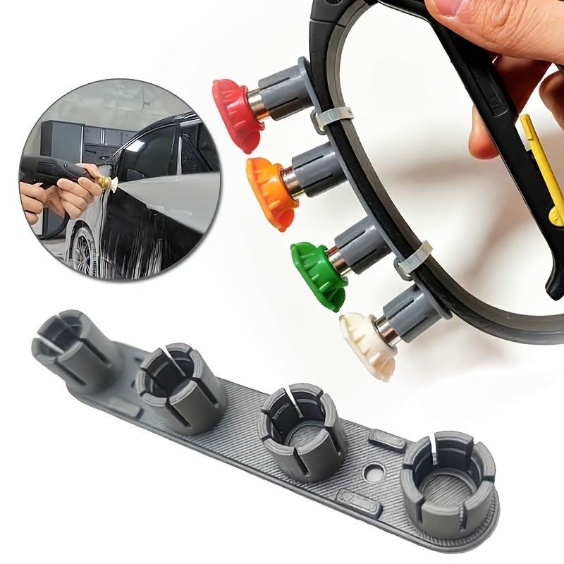 Printer Nozzle - クイックプラグ1/4洗車ノズル収納 3Dプリント製ホルダーラック ユニバーサル耐久性 高圧洗浄機用 ガレージツールオーガナイザー