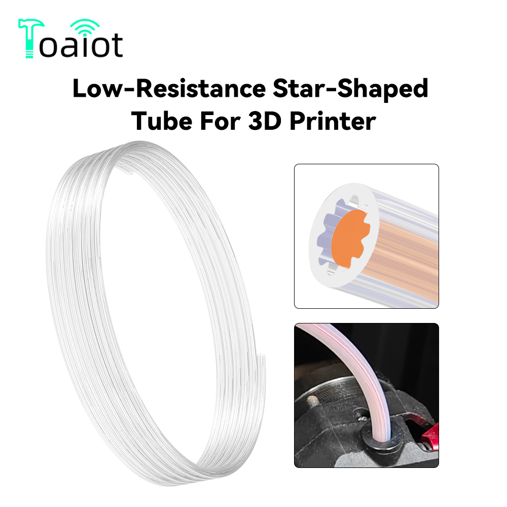 Bowden Tube - 低抵抗星型 PTFE チューブ 3D プリンター用 OD