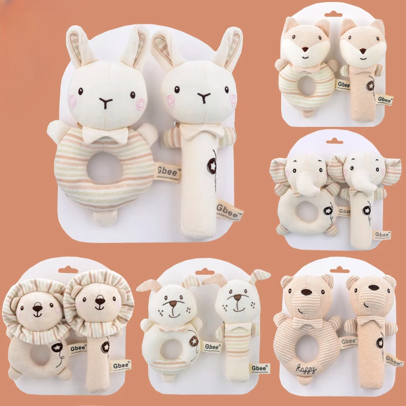 Carriage Bed - 赤ちゃんガラガラソフト漫画かわいいぬいぐるみ動物ガラガラおもちゃ子供教育ハンドベルソフト幼児赤ちゃん快適おもちゃ