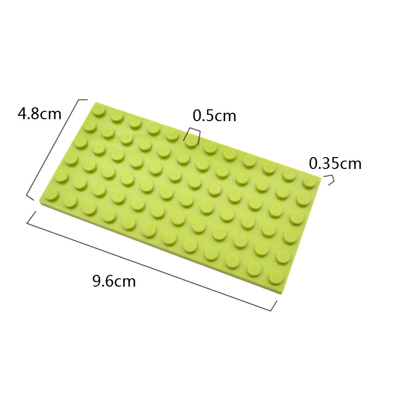 10 個 6X12 ドットベースプレートクラシック MOC  - Build Plate のレビューと価格