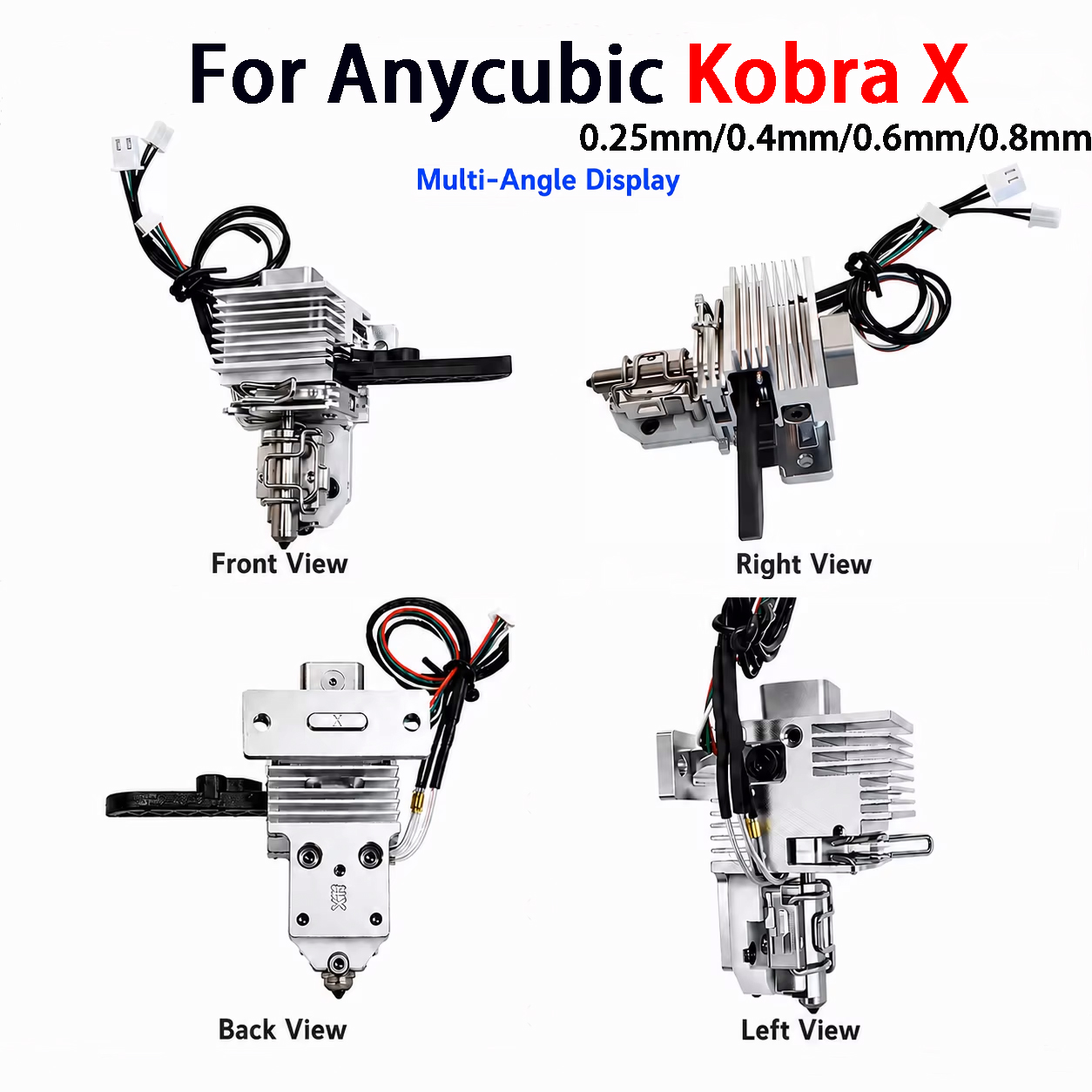 0.25 0.4 0.6 0.8mm ホットエンドキット セ - Hotend Assembly のレビューと価格