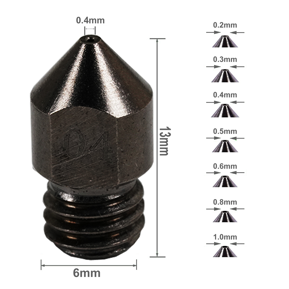 1.75 ミリメートル MK8 3D プリンタ硬化鋼ノズル押 - Direct Drive Extruder のレビューと価格