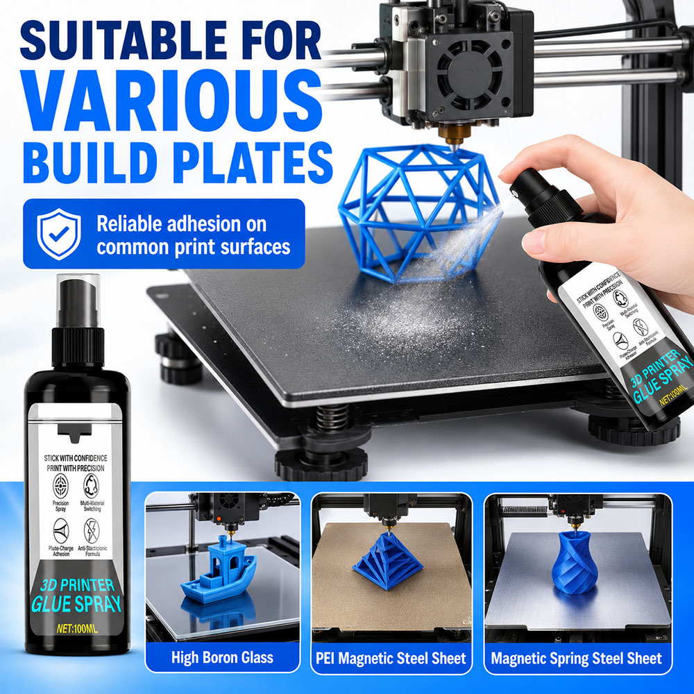 100/200ml 強力3Dプリンター用接着スプレー - P - Pla Filament のレビューと価格