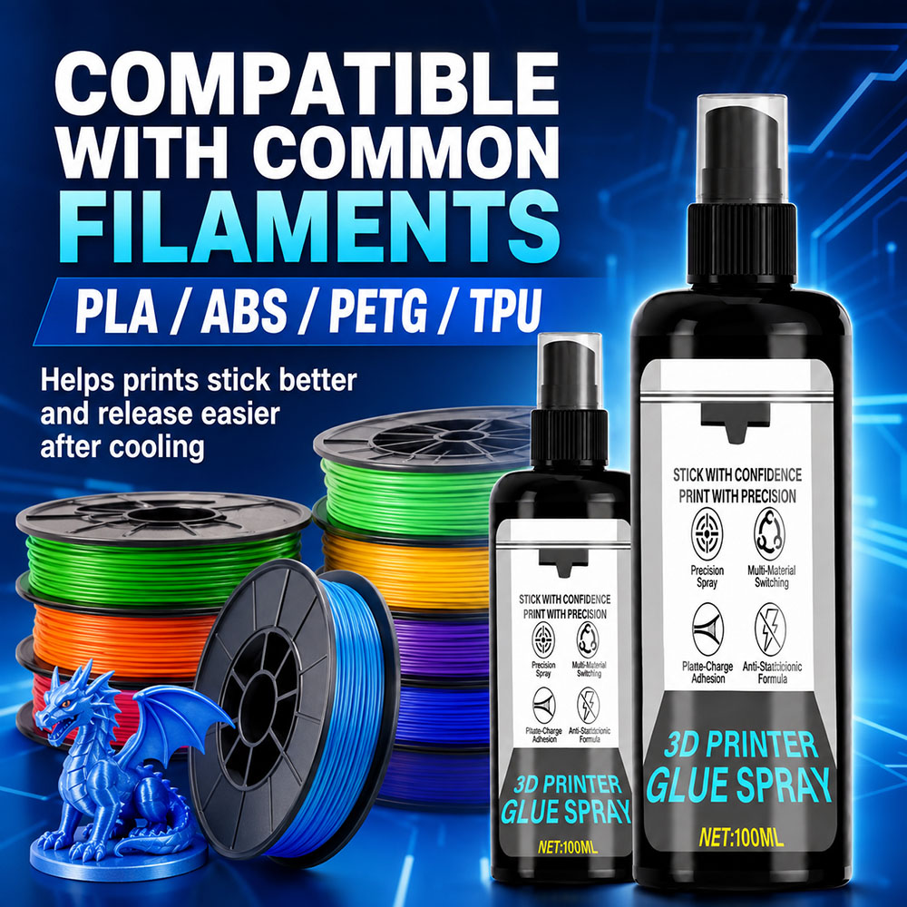 100/200ml 強力3Dプリンター用接着スプレー - P - Pla Filament のレビューと価格