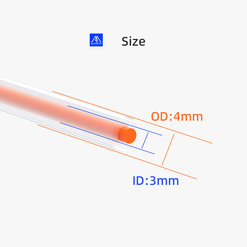 まろやかな半透明 ID3mm OD4mm PTFE チューブ - Bowden Tube のレビューと価格