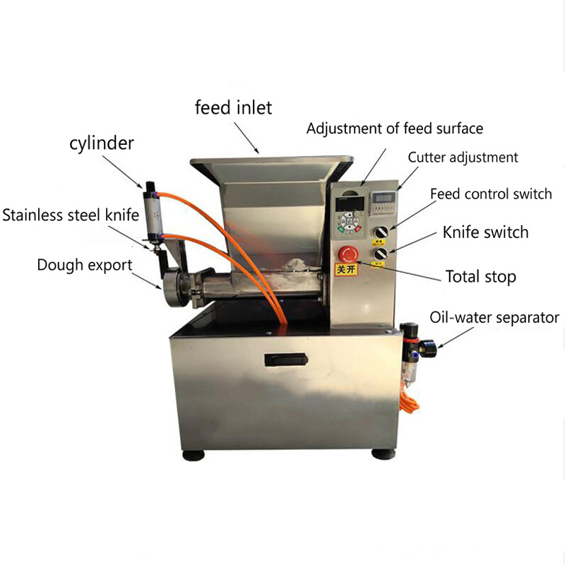 餃子パン生地分割機パン生地押出機新型カッティングマシン - Extruder のレビューと価格