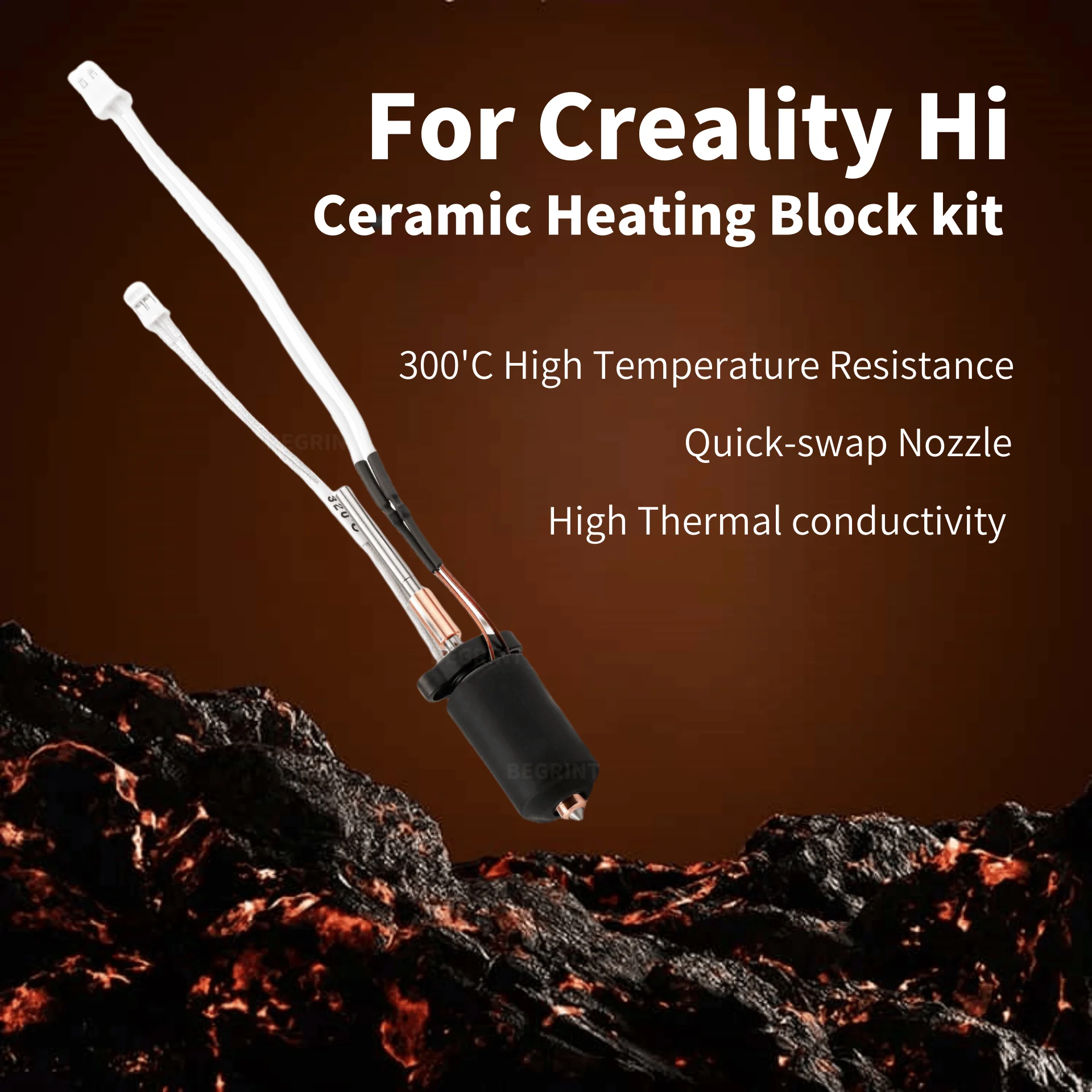 Creality Hi Hi Combo用高温セラミックヒー - Hotend Assembly のレビューと価格