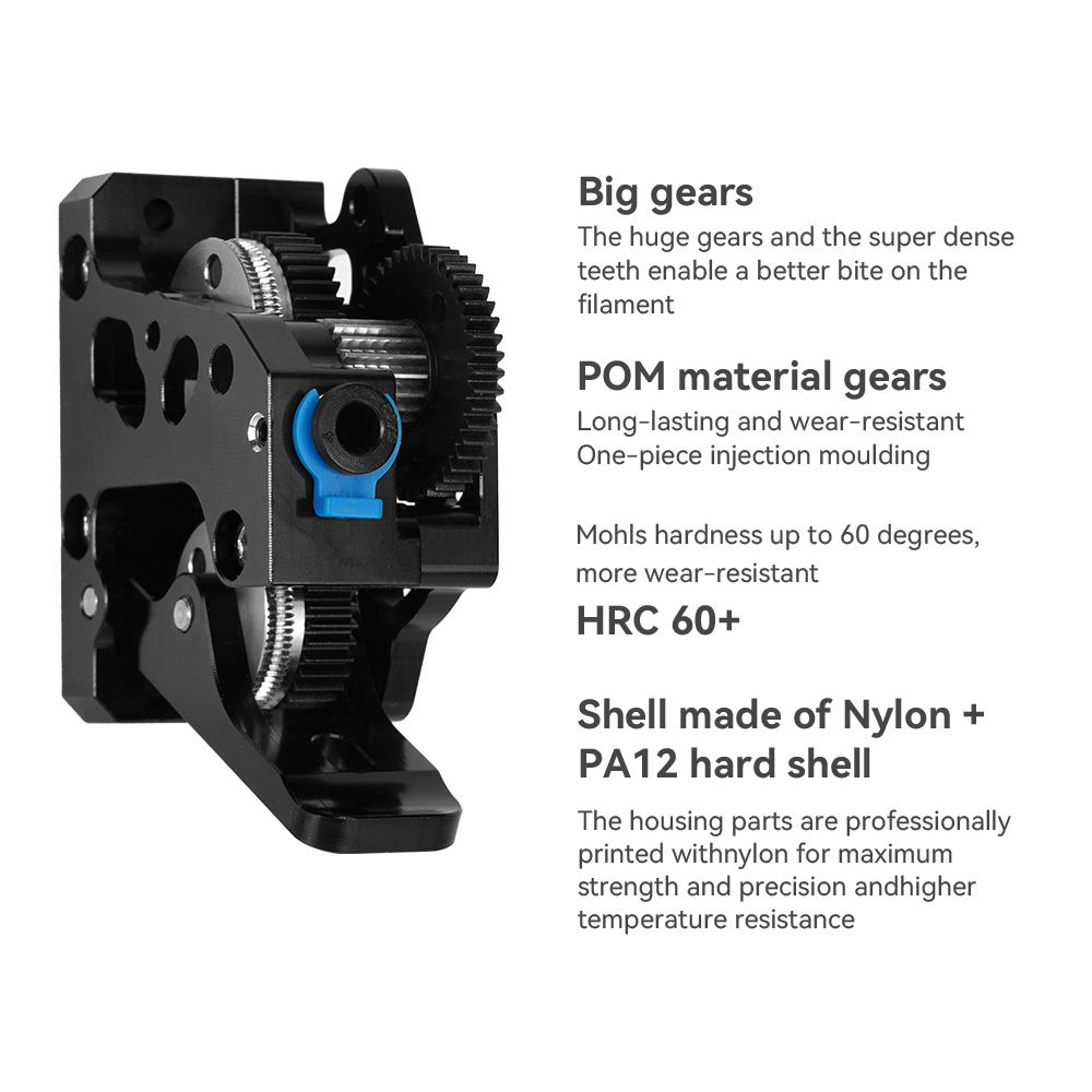 HGX LITE 押出機デュアルギア押出機硬鋼減速機高速モー - Direct Drive Extruder のレビューと価格